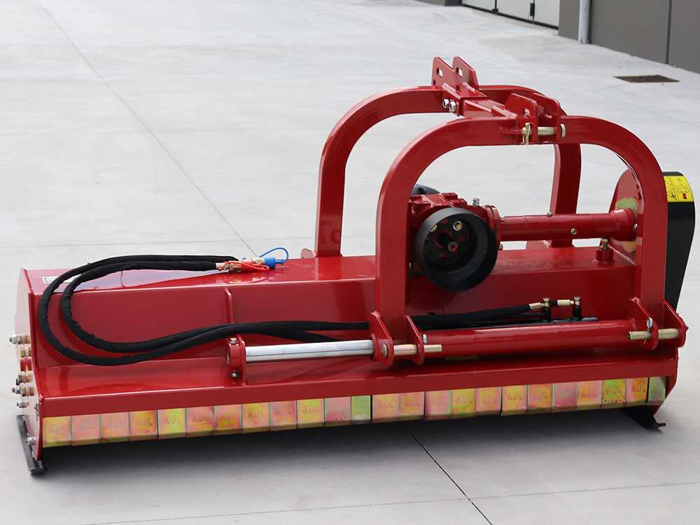 GeoTech Pro RMF140 omkeerbare klepelmaaier 140 cm, hydraulisch verschuifbaar, detail 2
