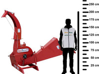 GeoTech Pro TCP 150 aftakas hakselaar, takken tot 150 mm, detail 2