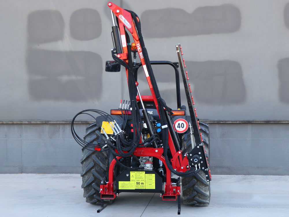 GeoTech Pro THC 160 heggenschaararm voor de trekker, detail 2
