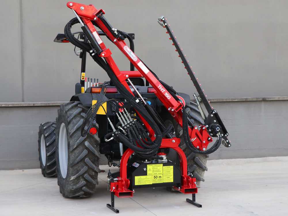 GeoTech Pro THT 160 heggenschaararm voor de trekker, detail 2