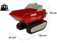 Accu motorkruiwagen laadvermogen 400 kg GeoTech Pro TMD 400, 48 V 15 Ah, detail 1