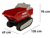 Accu motorkruiwagen laadvermogen 400 kg GeoTech Pro TMD 400 H, 48 V 15 Ah, detail 1