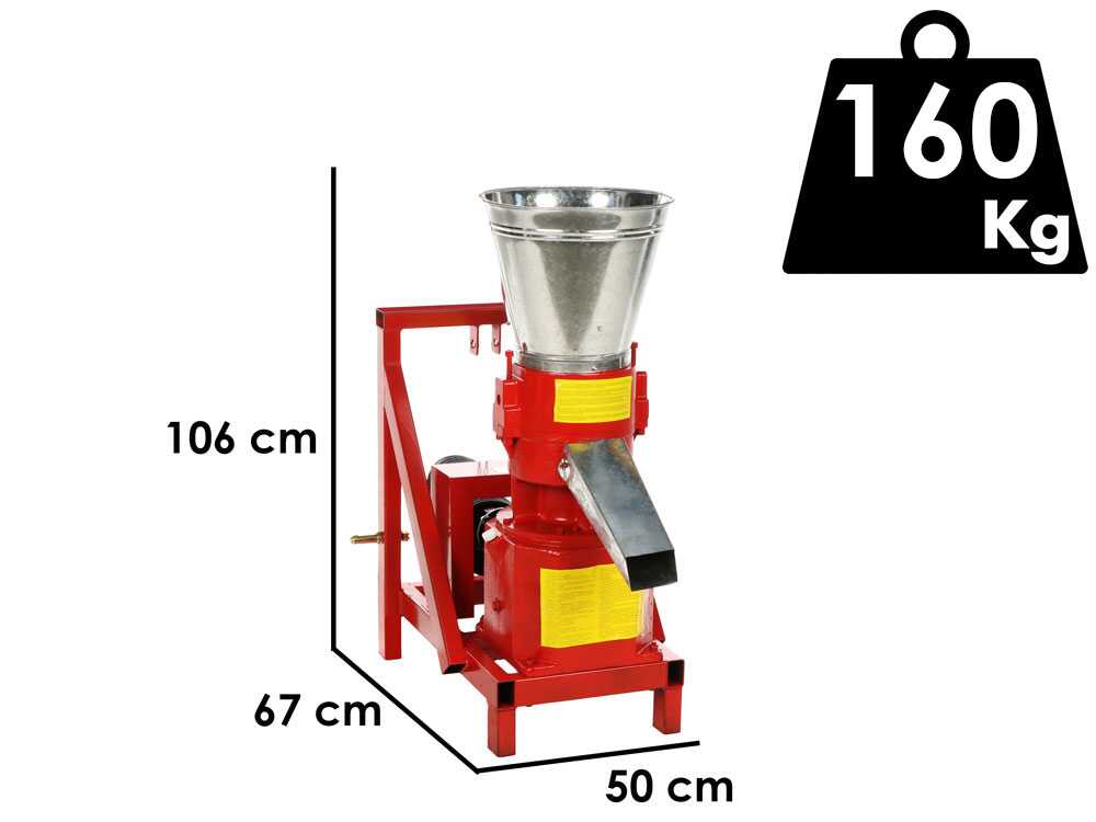 GeoTech Pro TWPM200 aftakas pelletmachine, detail 1