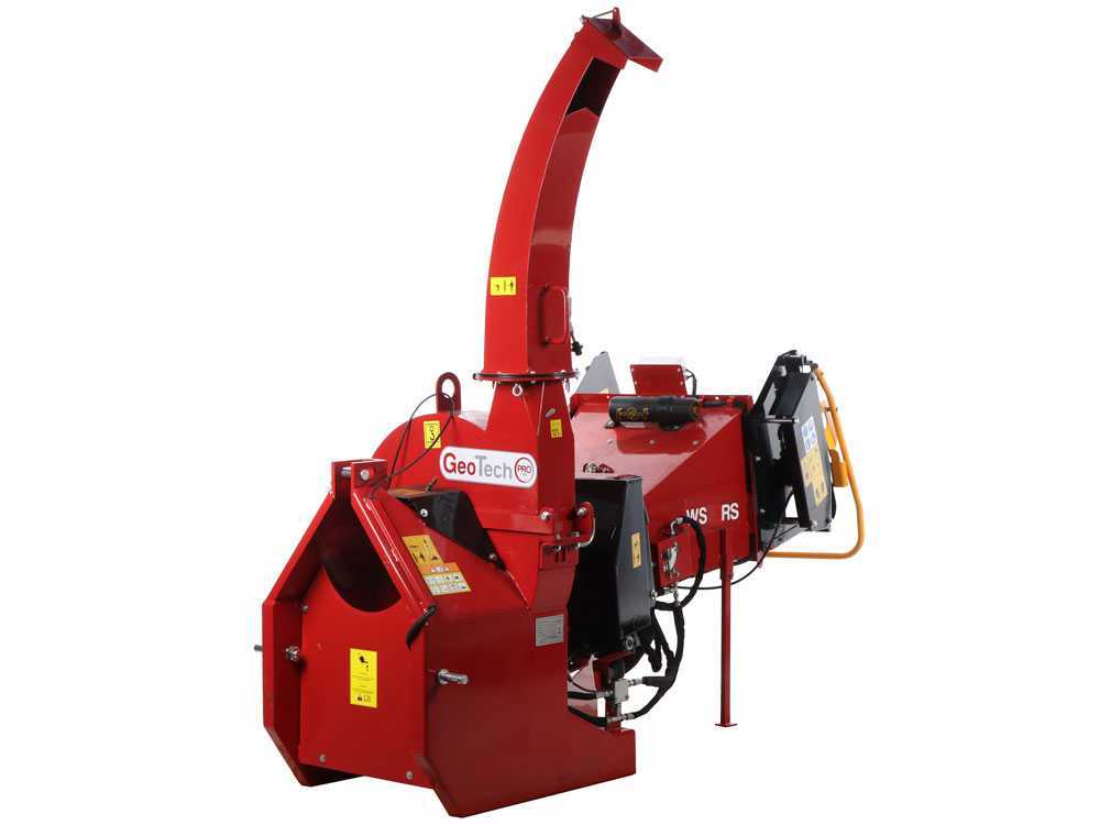 GeoTech Pro WS52RS aftakas hakselaar, takken tot 127 mm, detail 2