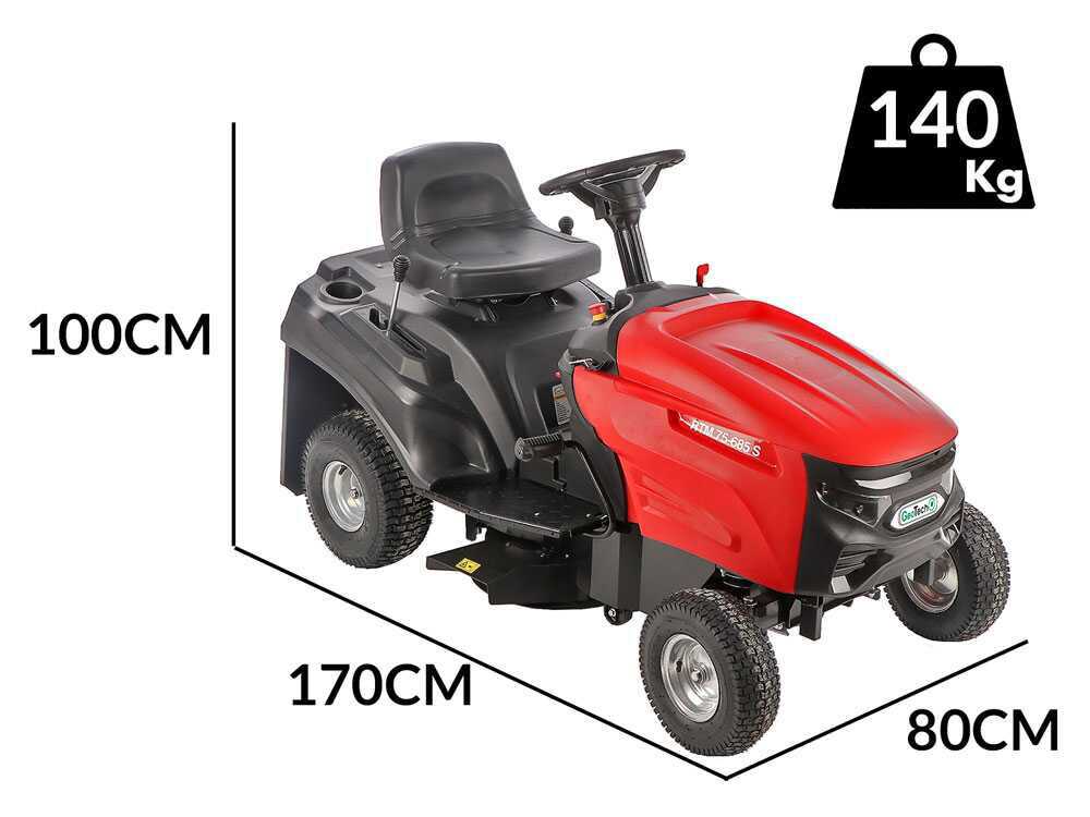 GeoTech RTM 75-685 S zitmaaier met zijuitworp 68,5 cm, versnellingsbak, detail 1