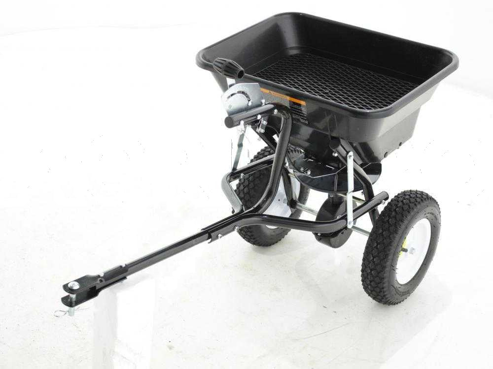 Getrokken strooiwagen voor zitmaaier GeoTech Riding-on Mowers, 29 liter, detail 2