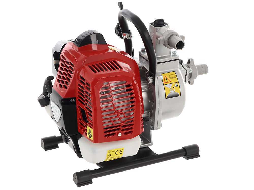 GeoTech WP240 EVO benzine motorpomp, aansluiting 25 mm, detail 2