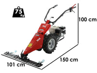 Balkmaaier 100 cm Ginko - MGM FC 754 E, motor Honda GX160, detail 1