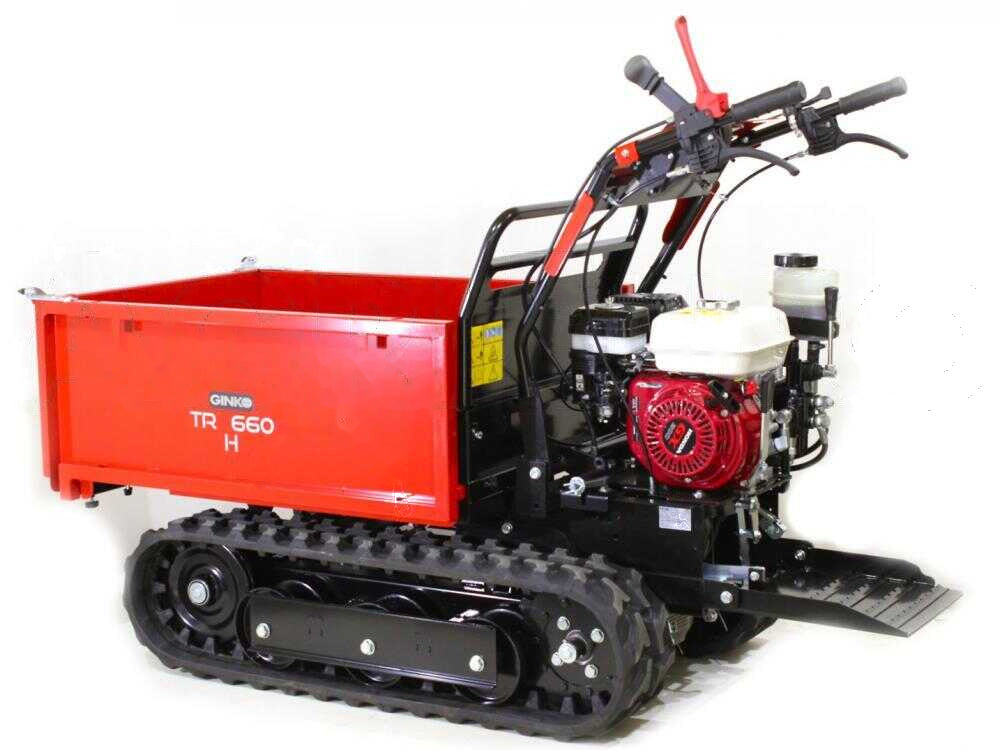 Rupsdumper laadvermogen 600 kg Ginko - MGM TR 660 Extensible, motor Honda GX200, hydraulisch kiepen, detail 2