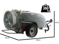 AgriEuro TOP-LINE Gray T Car 800/70 getrokken nevelspuit, 800 liter, pomp AR1064, detail 1