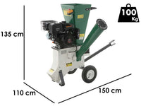 GreenBay GB-WDC 90 LE benzine hakselaar, takken tot 89 mm, detail 1