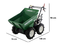Motorkruiwagen laadvermogen 300 kg GreenBay MiniTipper 300 H, motor Honda GP160, 4x4, detail 1