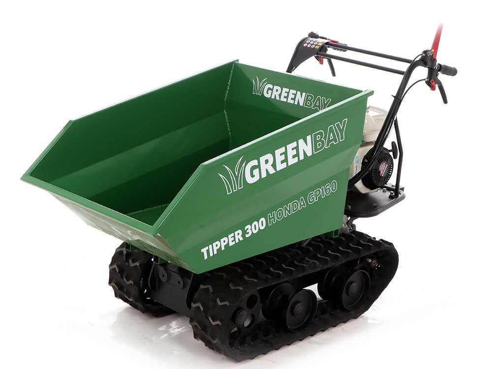 Rupsdumper laadvermogen 300 kg GreenBay Tipper 300, motor Honda GP160, detail 2