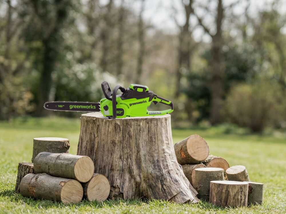 Greenworks CS40O6 accu kettingzaag, zwaard 40 cm, 60 V 4 Ah, detail 1
