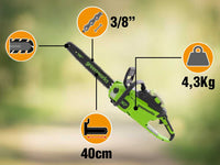 Greenworks CS40O6 accu kettingzaag, zwaard 40 cm, 60 V zonder accu, detail 2