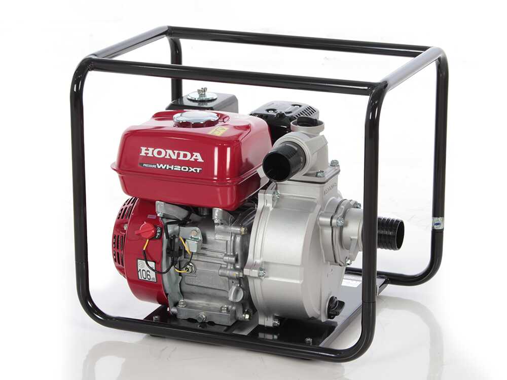 Honda WH20XT benzine motorpomp, aansluiting 50 mm, detail 2