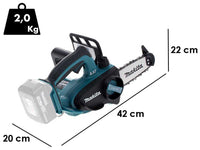 Makita DUC122ZK LXT accu kettingzaag, zwaard 11,5 cm, 36 V zonder accu, detail 2