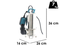 Makita PF1110 dompelpomp voor vuil water, detail 1