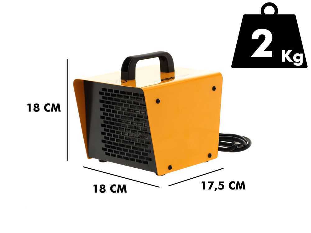 Master B2 PTC elektrische heteluchtkanon 2 kW, 230 V, detail 1