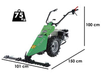 Balkmaaier 100 cm Lampacrescia - MGM FC 207 E, motor Honda GX160, detail 1