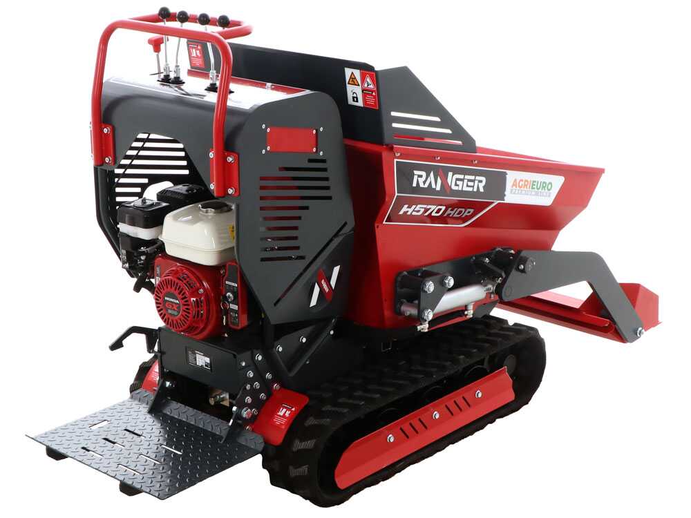 Rupsdumper laadvermogen 500 kg AgriEuro Premium Ranger H570 HDP-E, motor Honda GX200, detail 2