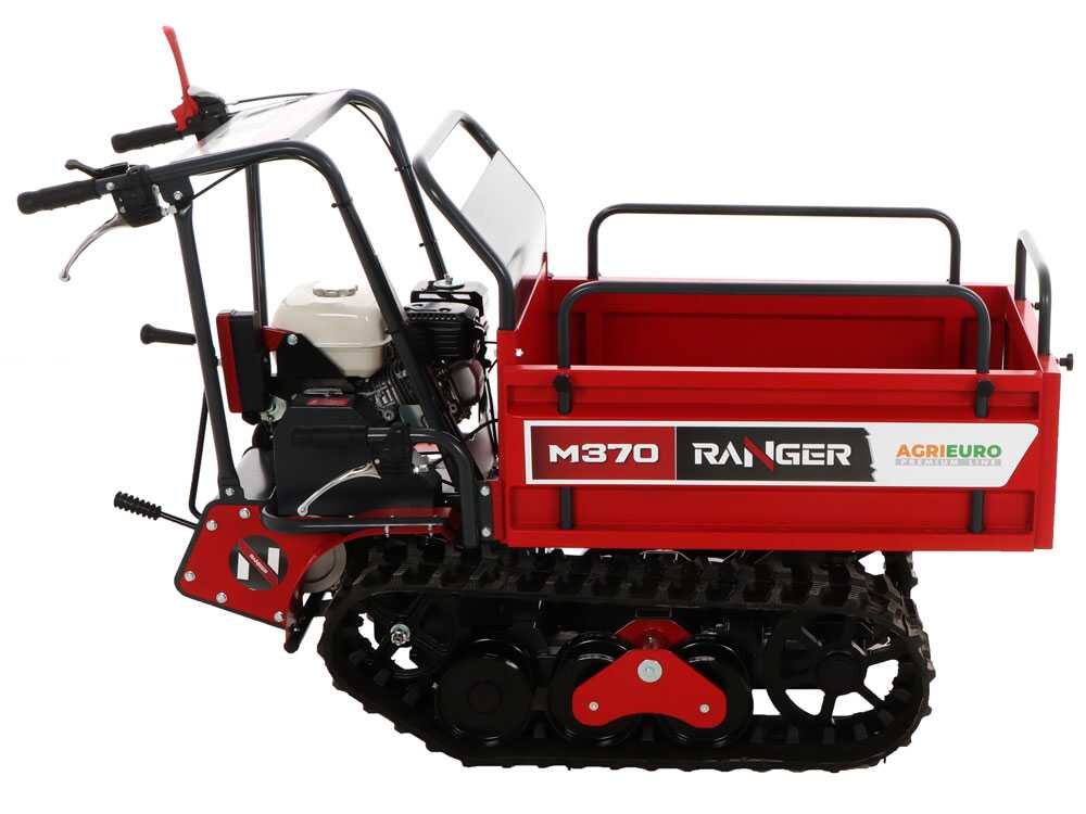 Rupsdumper laadvermogen 350 kg AgriEuro Premium Ranger M370-E Extendable, motor Honda GX160, detail 2