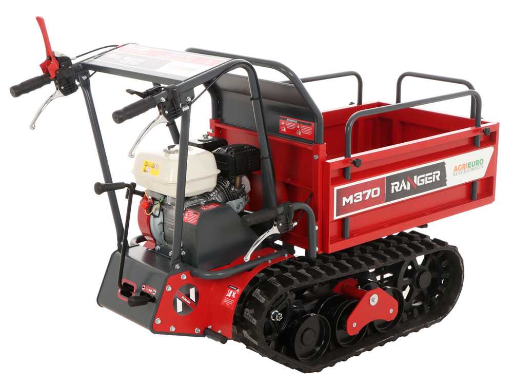 Rupsdumper laadvermogen 350 kg AgriEuro Premium Ranger M370 Extendable, motor Honda GX160, detail 2