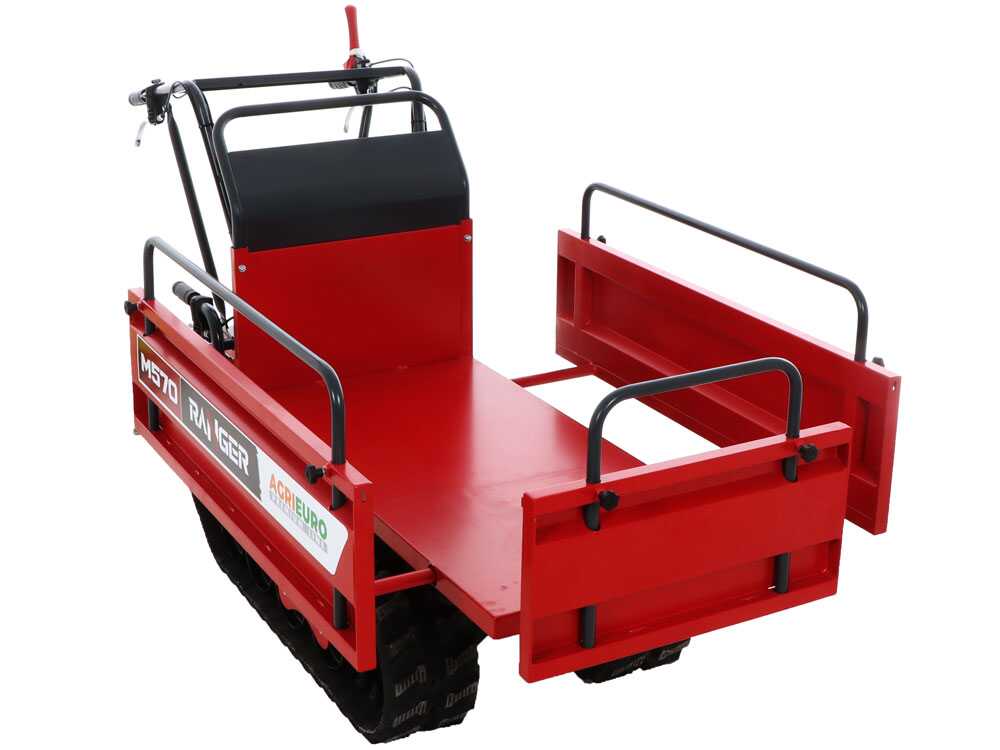 Rupsdumper laadvermogen 500 kg AgriEuro Premium Ranger M570 Extendable, motor Honda GX200, detail 2