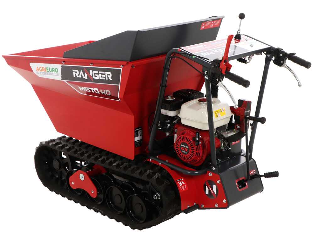 Rupsdumper laadvermogen 500 kg AgriEuro Premium Ranger M570 HD-E, motor Honda GX200, detail 2