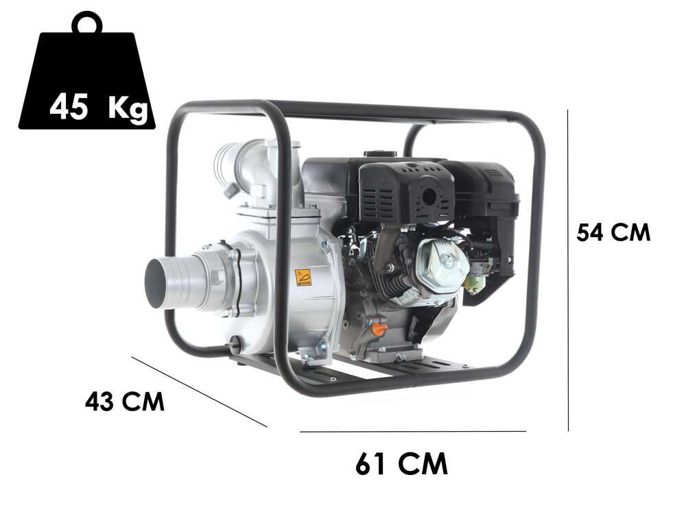 Rato RT100ZB26-5.2Q benzine motorpomp, detail 1