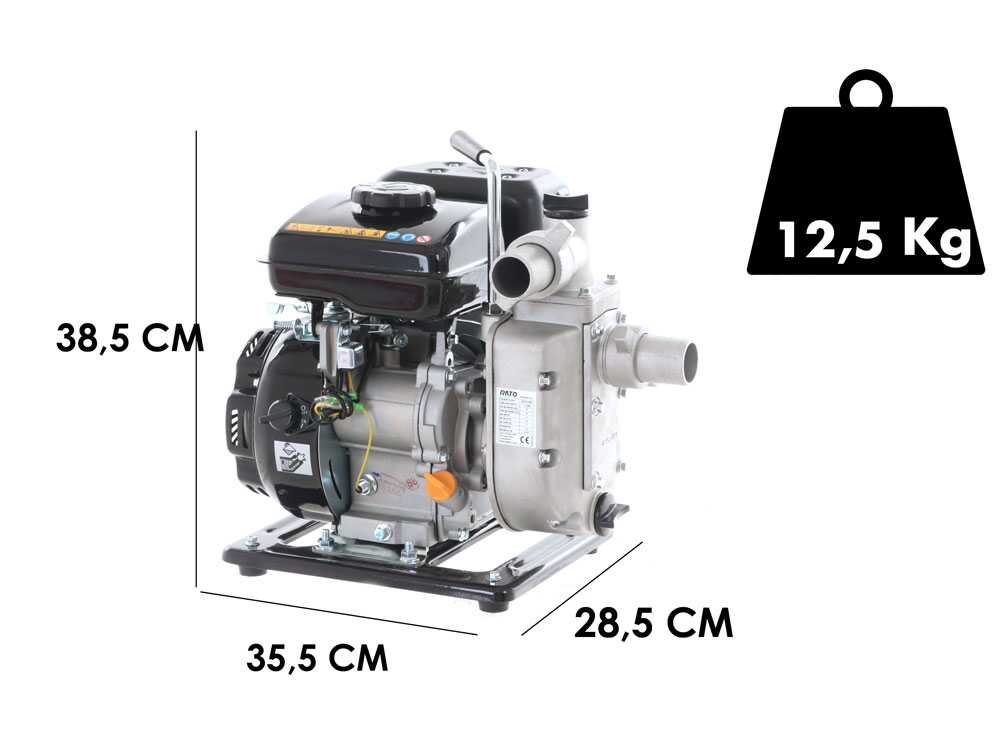 Rato RT40ZB20-1.1Q benzine motorpomp, detail 1