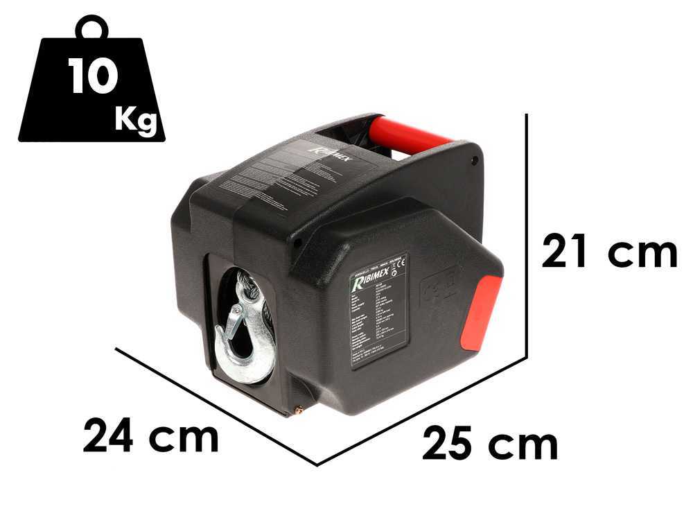 Ribimex PE12V accu lier, met afstandsbediening, detail 1