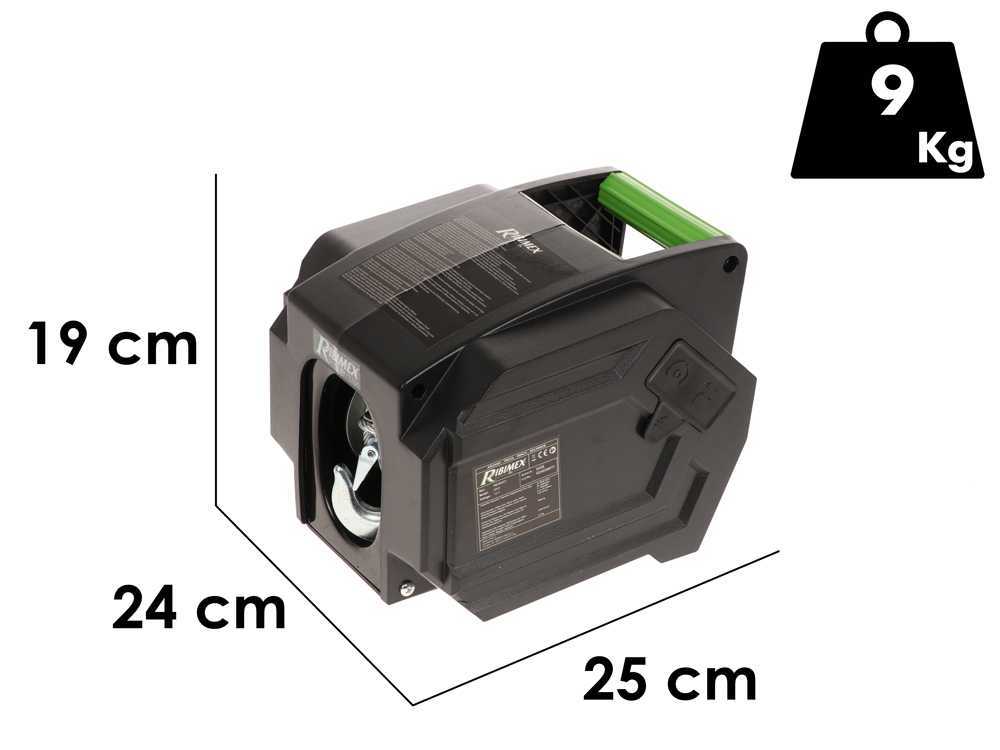 Ribimex PE12V/T1 accu lier, met afstandsbediening, detail 1