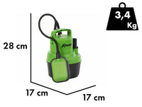 Ribimex PRPVC249 dompelpomp voor schoon water, detail 1