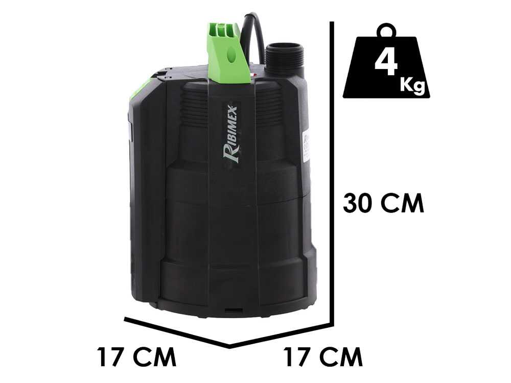 Ribimex PRPVC365A dompelpomp voor schoon water, detail 1