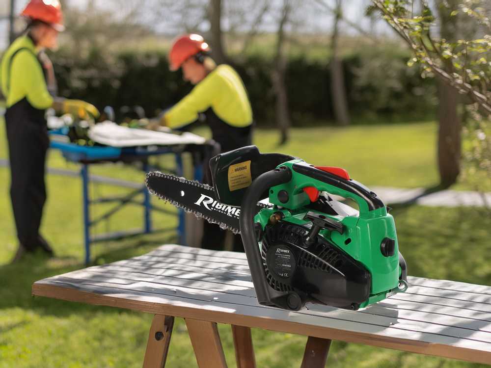 Ribimex PRTRT301/LC benzine kettingzaag voor snoeien, zwaard 30 cm, detail 1