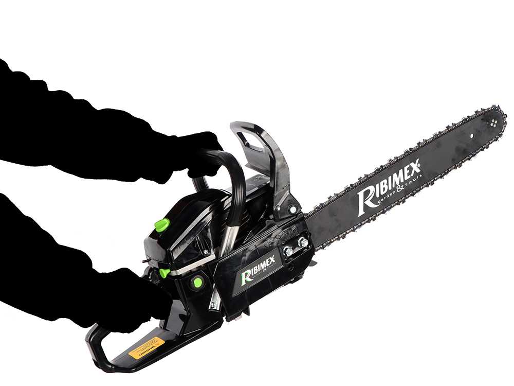Ribimex PRTRT451 benzine kettingzaag, zwaard 45 cm, detail 1
