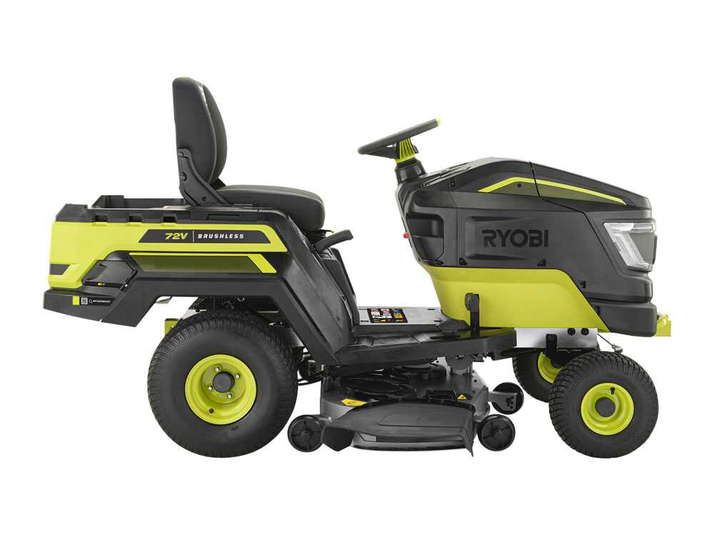 Ryobi RY72TMX117-310 accu-zitmaaier met zijuitworp 117 cm, automaat, detail 2