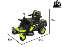 Ryobi ZTRX76 accu-zero-turn zitmaaier 76 cm, automaat, detail 1