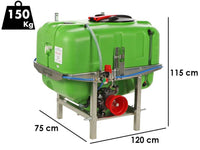Sbaraglia Spray 400L veldspuit, 400 liter, pomp AR503, detail 1
