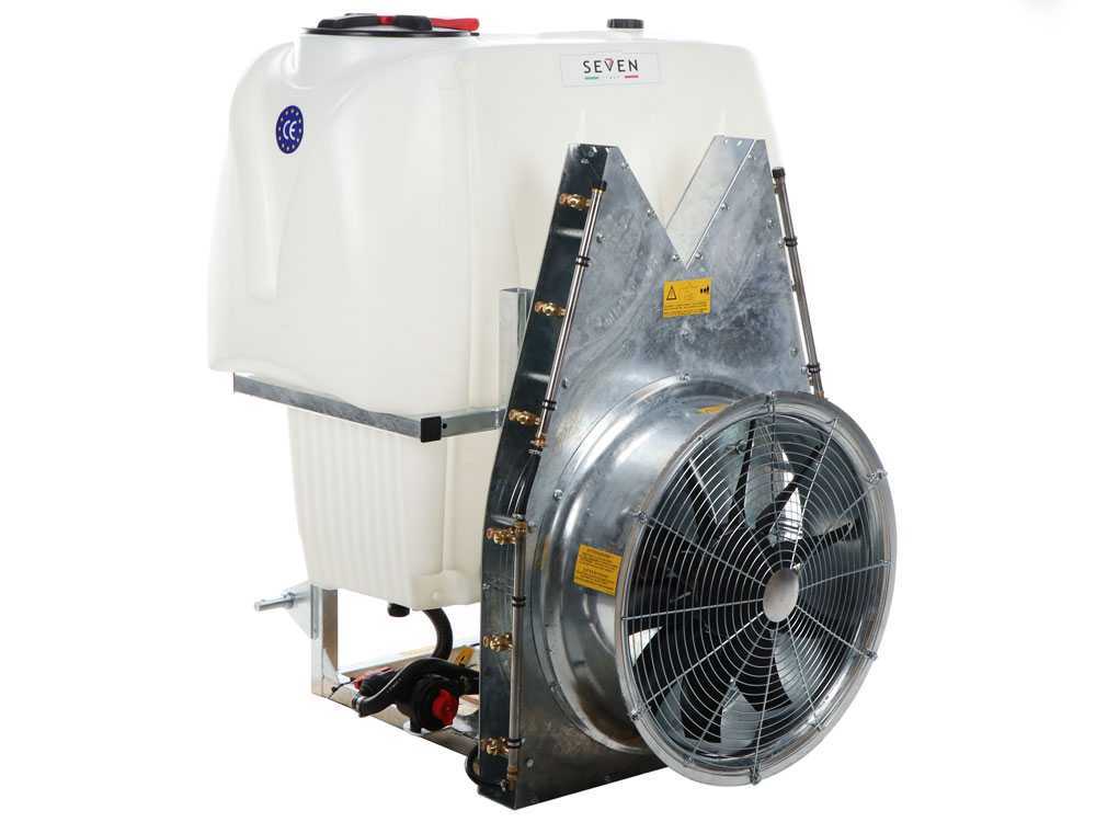 Seven Italy 600 verticale nevelspuit, 600 liter, pomp APS 71, detail 2