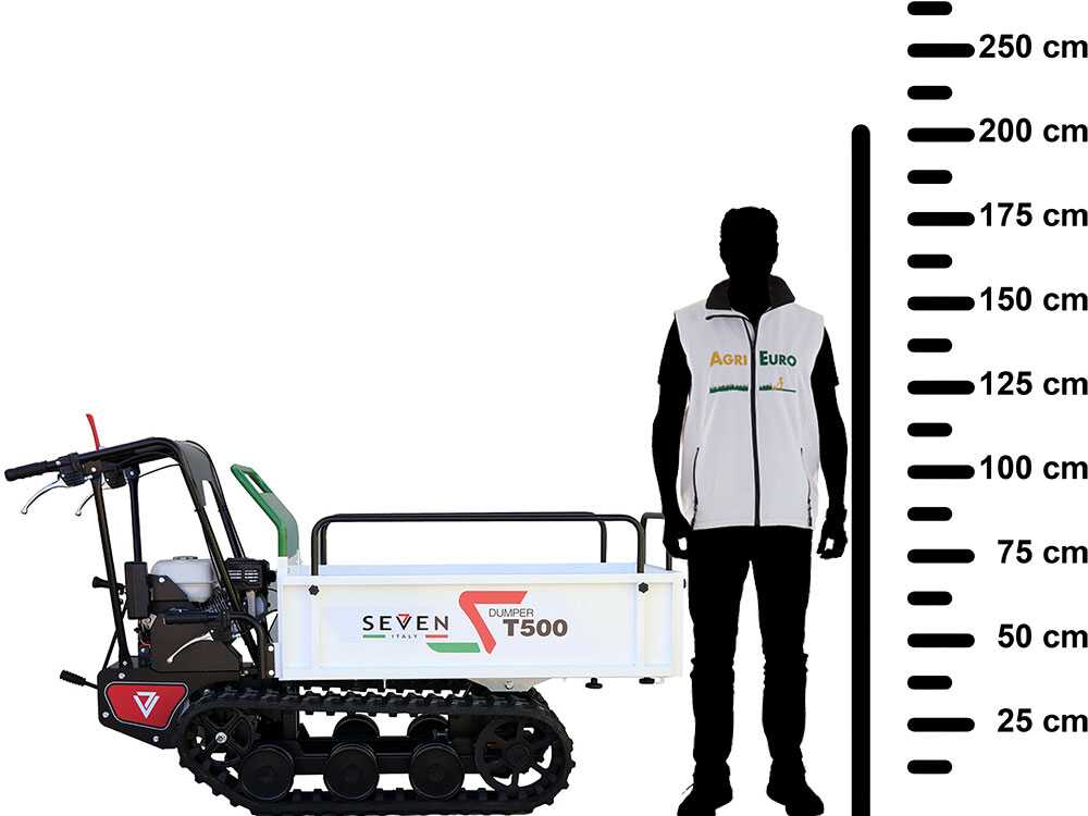Rupsdumper laadvermogen 500 kg Seven Italy T500 GX-E, detail 2