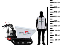 Rupsdumper laadvermogen 500 kg Seven Italy T500HD GX, hydraulisch kiepen, detail 2
