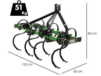Seven Italy Vibropac Vibro cultivator 120 cm, 7 tanden, detail 1