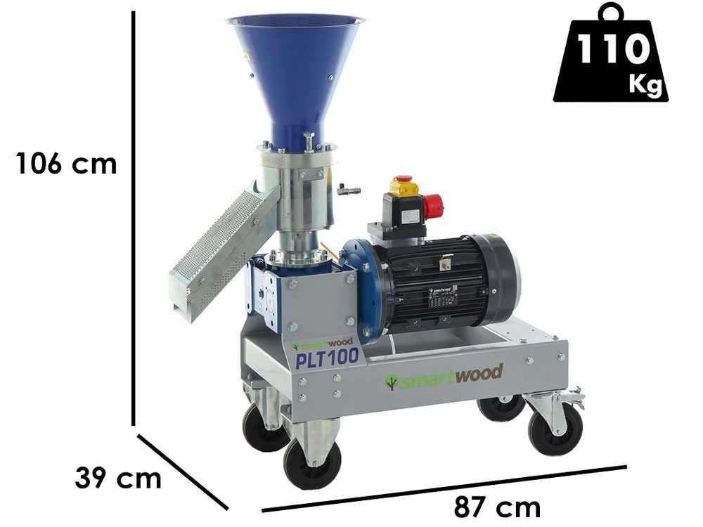 Smartwood PLT-100 elektrische pelletmachine, 400 V, detail 1