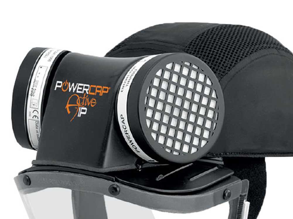 Spring Protezione Powercap Active IP beschermmasker, detail 2