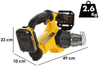 Stanley Fatmax SFMCPS415 accu kettingzaag voor snoeien, zwaard 15 cm, 20 V 2 Ah, detail 1