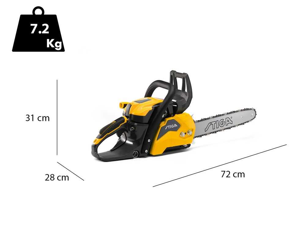 Stiga CS 540 benzine kettingzaag, zwaard 35 cm, detail 1