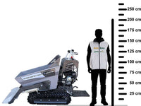 Rupsdumper laadvermogen 500 kg BlackStone TB-PRO 5500 DLT-Hydro, detail 2