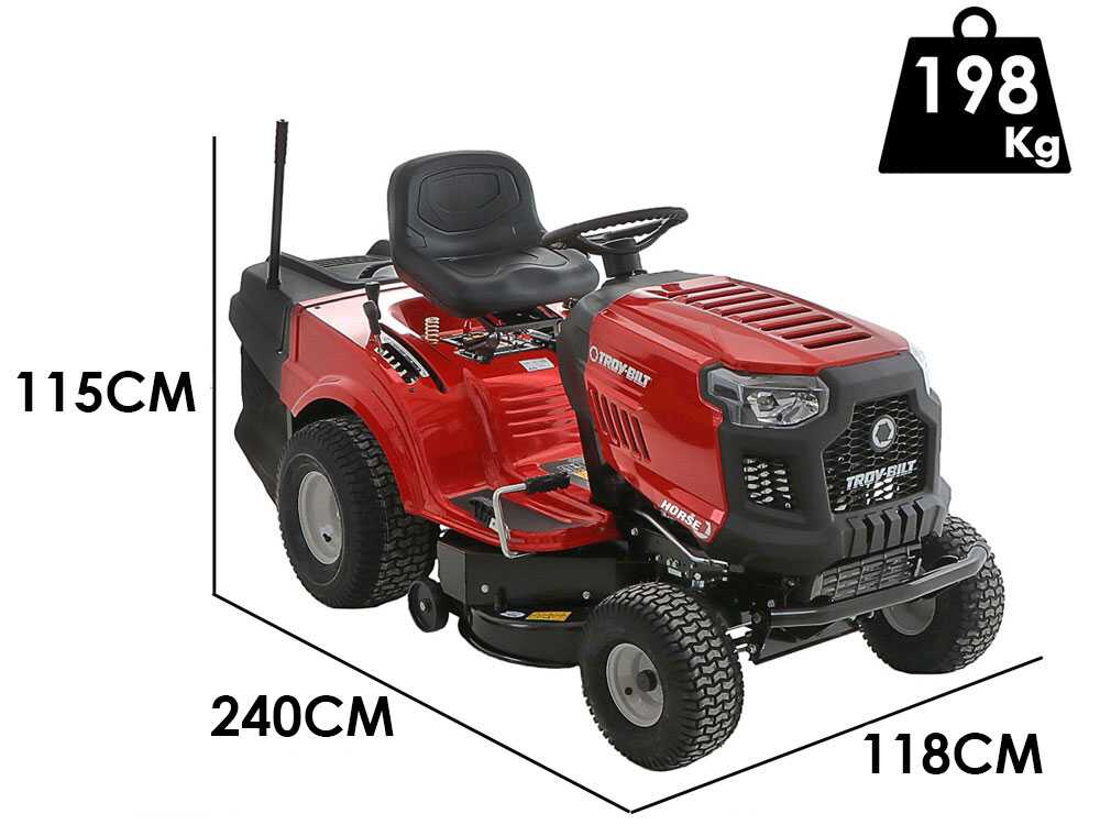 Troy-Bilt Horse 105T-R gazontractor met opvangbak 105 cm, hydrostaat, detail 1